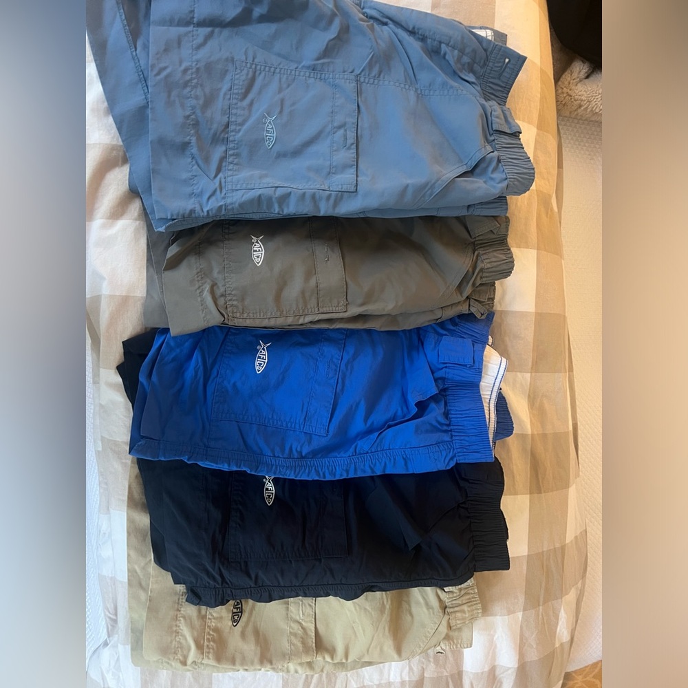 Men’s Aftco shorts, size 38. 5 pairs